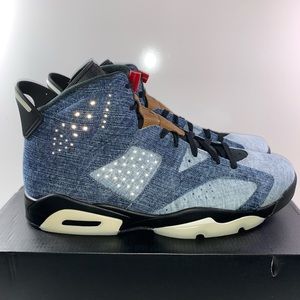 Nike Air Jordan 6 Retro Denim CT5350-401 Sz 13